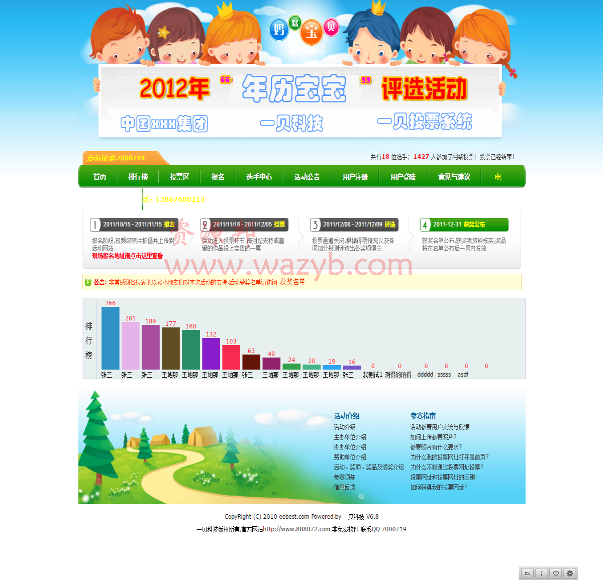 一贝投票系统商业版源码,图片投票系统,在线投票系统无功能限制+防刷票+价值1280元插图1