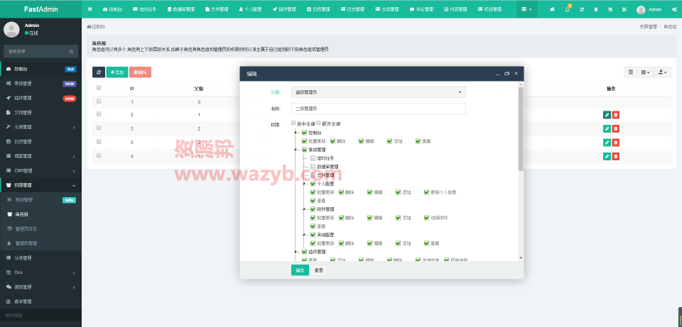 一款基于ThinkPHP5和Bootstrap框架的极速后台开发框架_一键生成控制器、模型、视图和JS文件插图6
