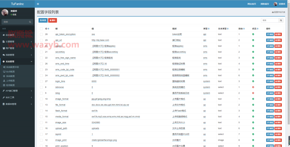 最新基于TP5+Bootstrap+Pjax的通用后台Auth权限管理系统+API接口管理插图3