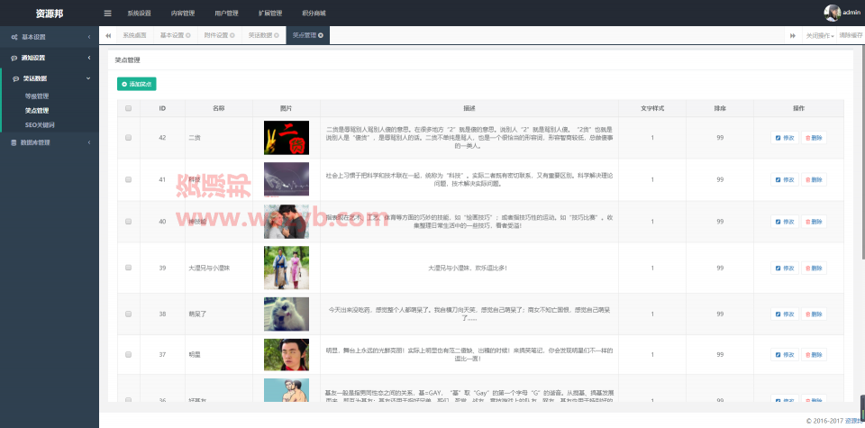 基于ThinkPHP框架开发仿糗事百科笑话系统PHP源码_包含6套PC端模板+1套WAP手机端模板+积分商城+QQ/微博登录插图9