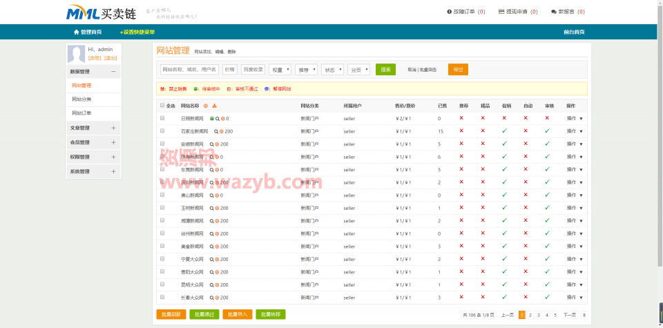 基于ThinkPHP内核开发的友情链接交易系统平台源码_支持在线支付宝及时到账支付插图4