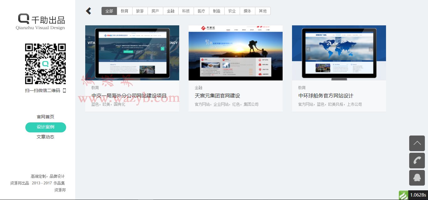 基于ThinkPHP框架开发的千助网响应式科技网络公司PHP源码|响应式WAP界面+ACE模板后台插图8
