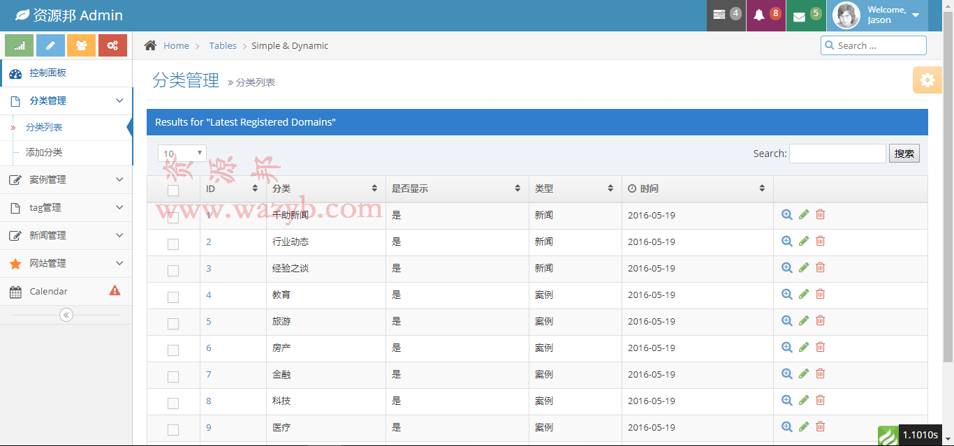基于ThinkPHP框架开发的千助网响应式科技网络公司PHP源码|响应式WAP界面+ACE模板后台插图9