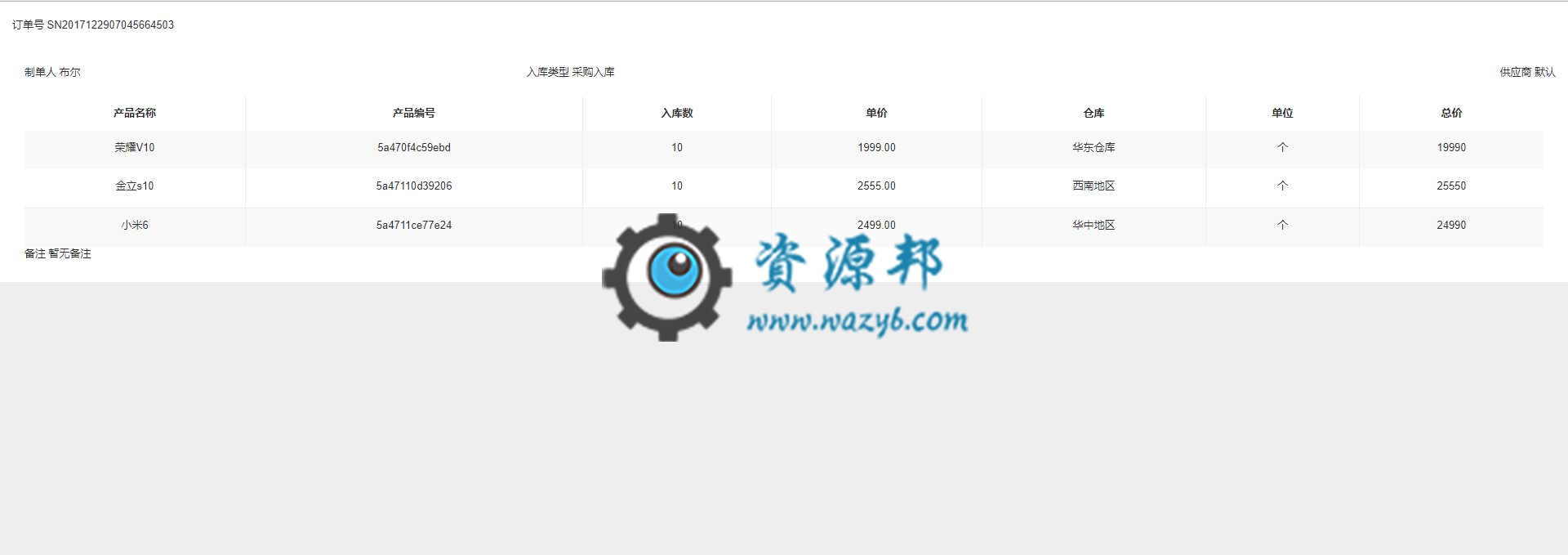 基于ThinkPHP5框架开发的响应式CRM进销存仓库管理系统PHP源码+打印功能插图3