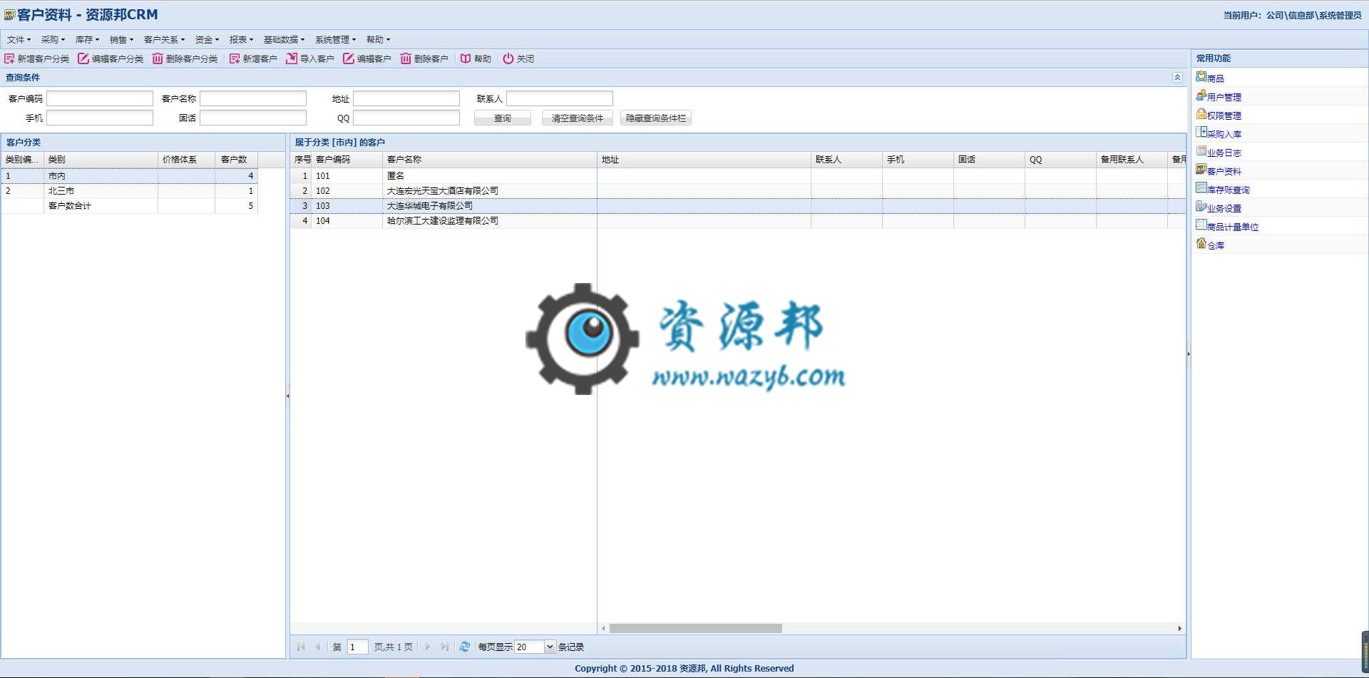 基于ThinkPHP和ExtJS框架开发的全功能CRM企业管理软件系统PHP源码|ERP管理系统源码插图5