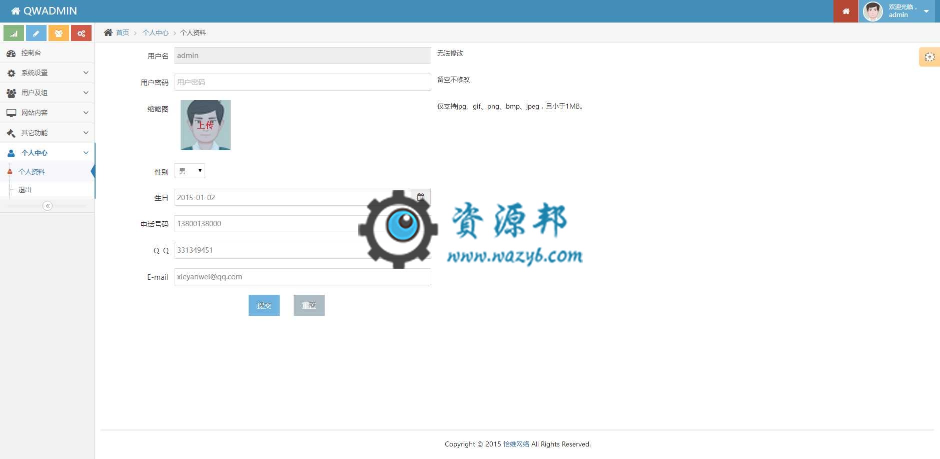 基于ThinkPHP框架和ACE模板开发的响应式后台管理系统PHP源码|TP后台权限管理系统插图5