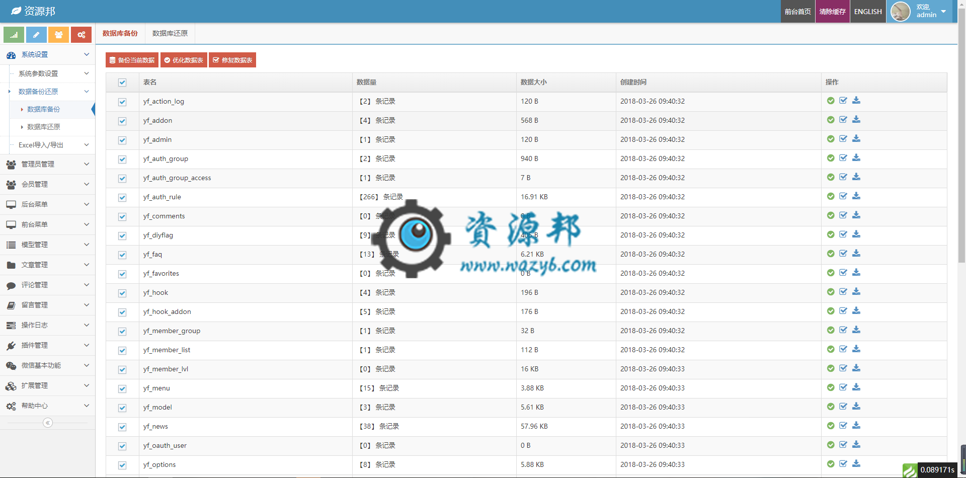 基于ThinkPHP5+ACE框架开发的响应式通用后台权限管理系统PHP源码|响应式轻量级企业网站管理系统插图10