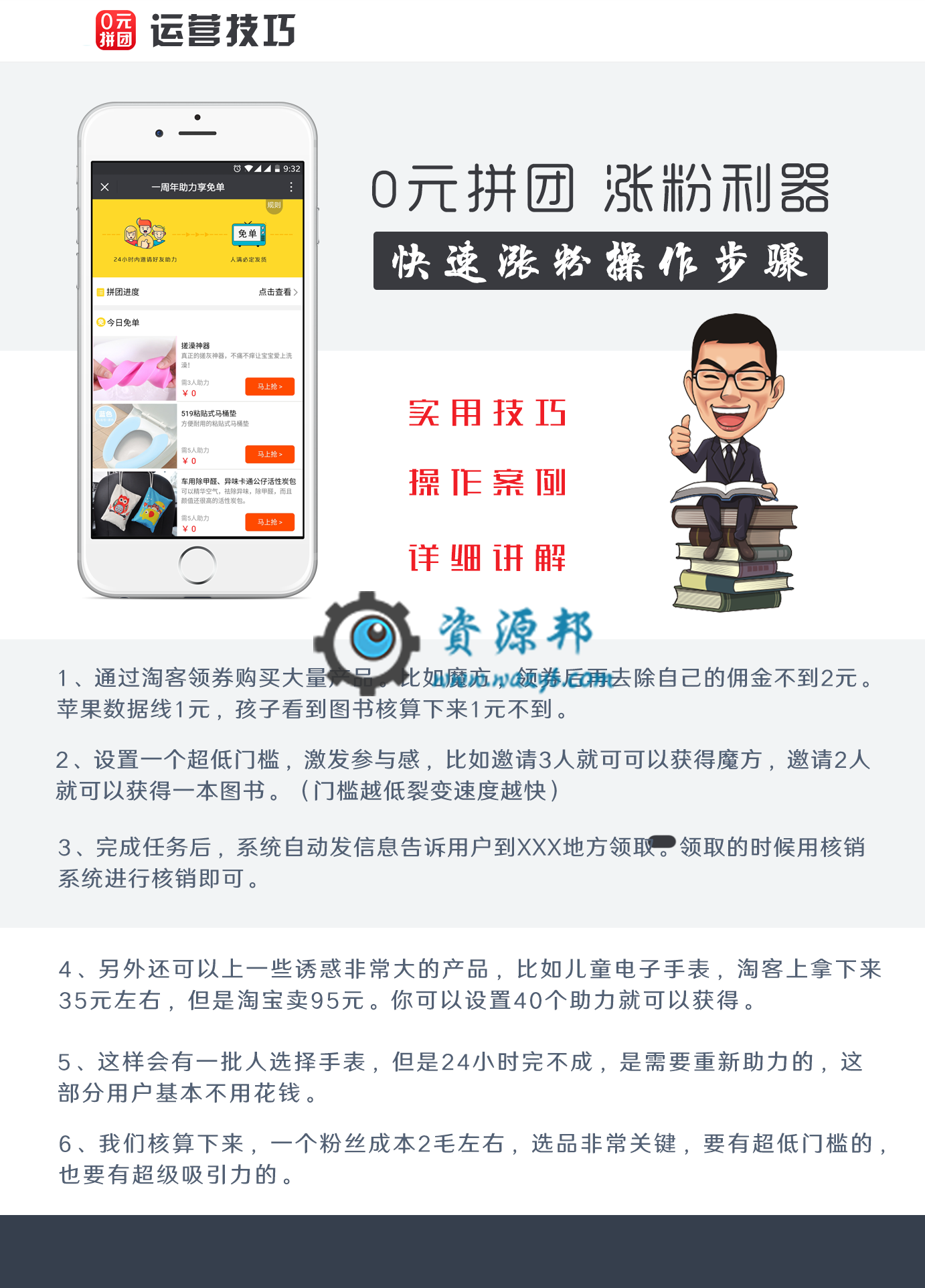【微擎微赞模块】0元拼团涨粉利器2.0.33 全开源解密版—快速吸粉神器，仿拼多多商城0元拼功能插图5