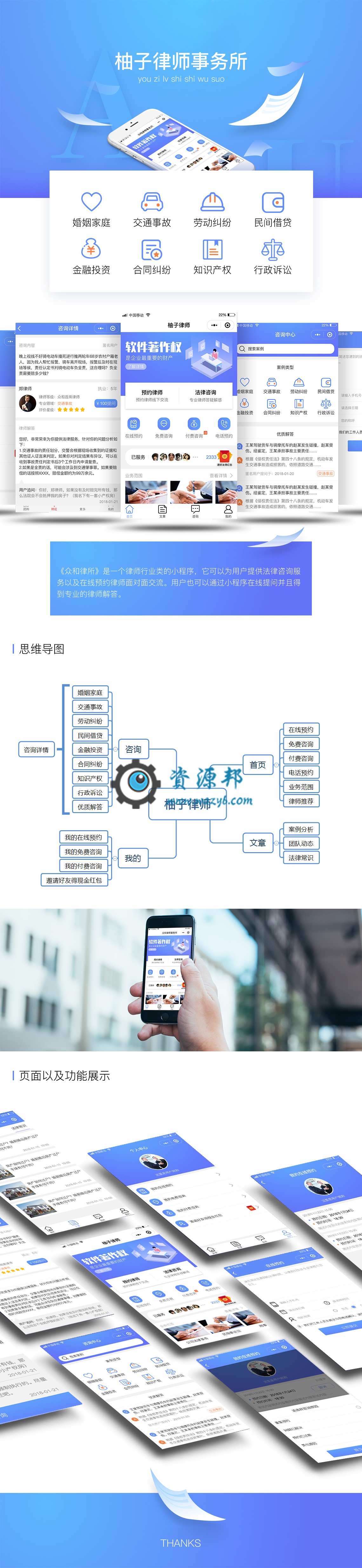 【微擎微赞模块】柚子律师1.31开源解密版—律师事务所小程序应用插图5