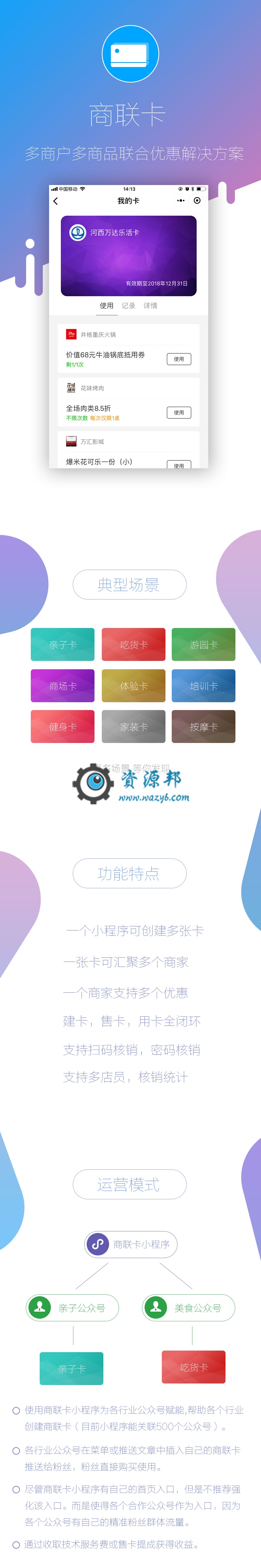 【微擎微赞小程序】商联卡小程序V0.2.2开源解密版，小程序前端+后端，增加商户分类筛选插图4
