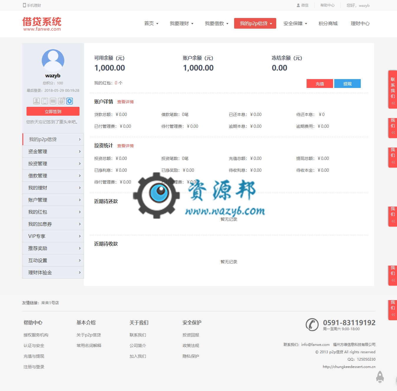 基于ThinkPHP框架开发的P2P借贷投资理财平台系统PHP源码+安卓苹果手机APP源码+详细开发文档插图3