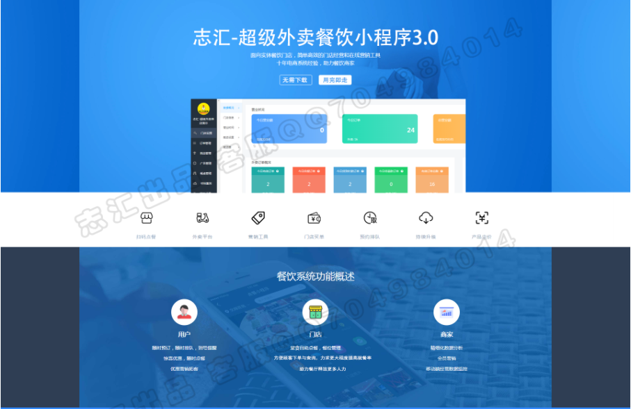 【微擎微赞小程序】最新志汇超级外卖餐饮小程序V5.2全开源解密版+小程序前端+后端| 新增加拼团功能-Ai搜码网