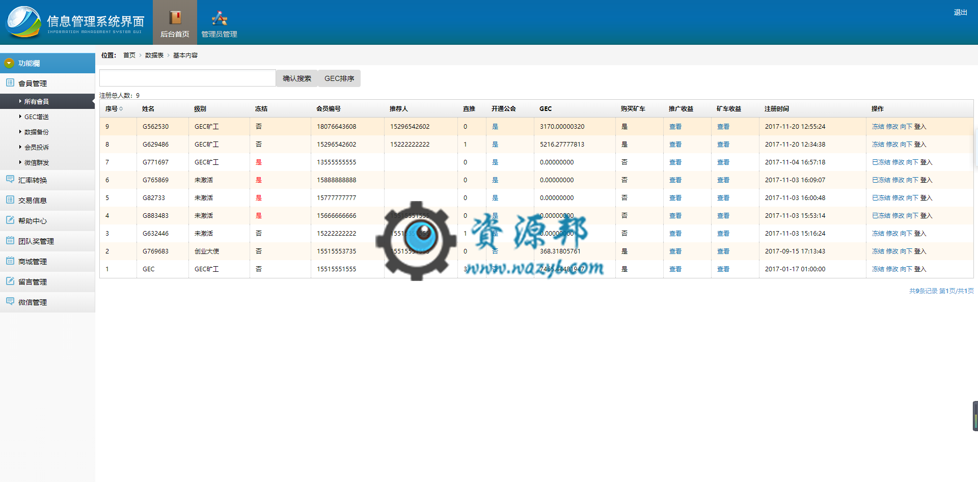 基于ThinkPHP框架开发的c挖矿虚拟币交易商城PHP源码|区块链矿机挖矿源码插图11
