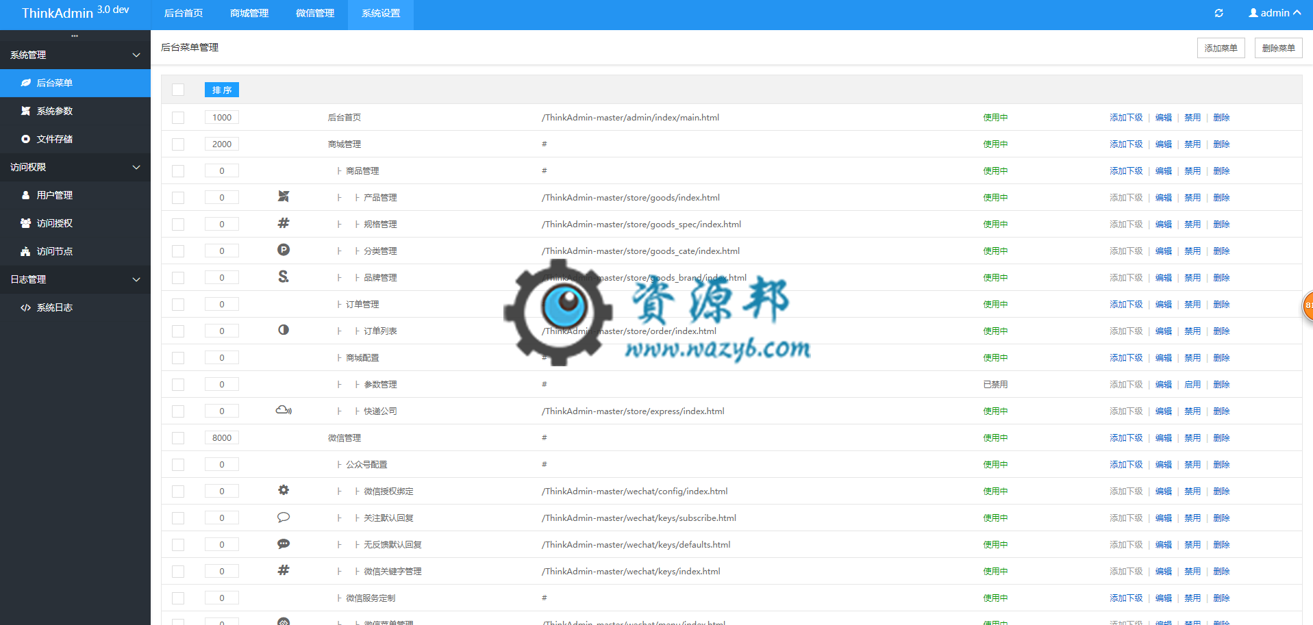 thinkphpadmin好用的后台管理模板-Ai搜码网