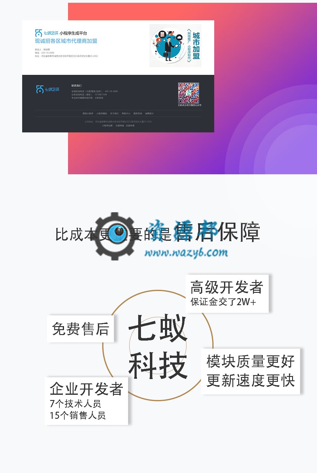 【微擎微赞模块】代理版企业官网1.2.9开源解密版，漂亮大气的微擎首页模板插图4
