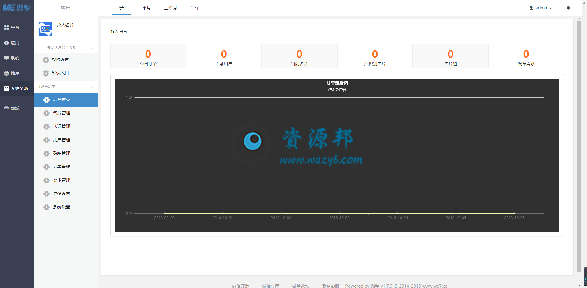【微擎微小程序】超人名片V1.3.5，超人名片小程序前端+后端，平台式智能名片小程序插图7