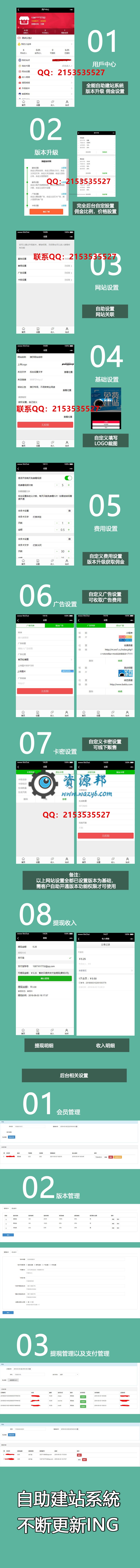 【微擎微赞模块】自助建站系统V1.4.6全开源解密版，会员管理增加查看二级分销插图3