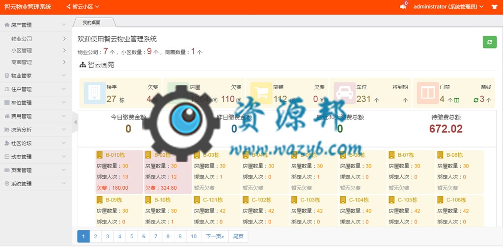 【微擎小程序】智云物业小程序V2.1.4去授权全开源解密版，公众号+小程序完整双端源码，打造智慧云物业管理小程序平台插图12