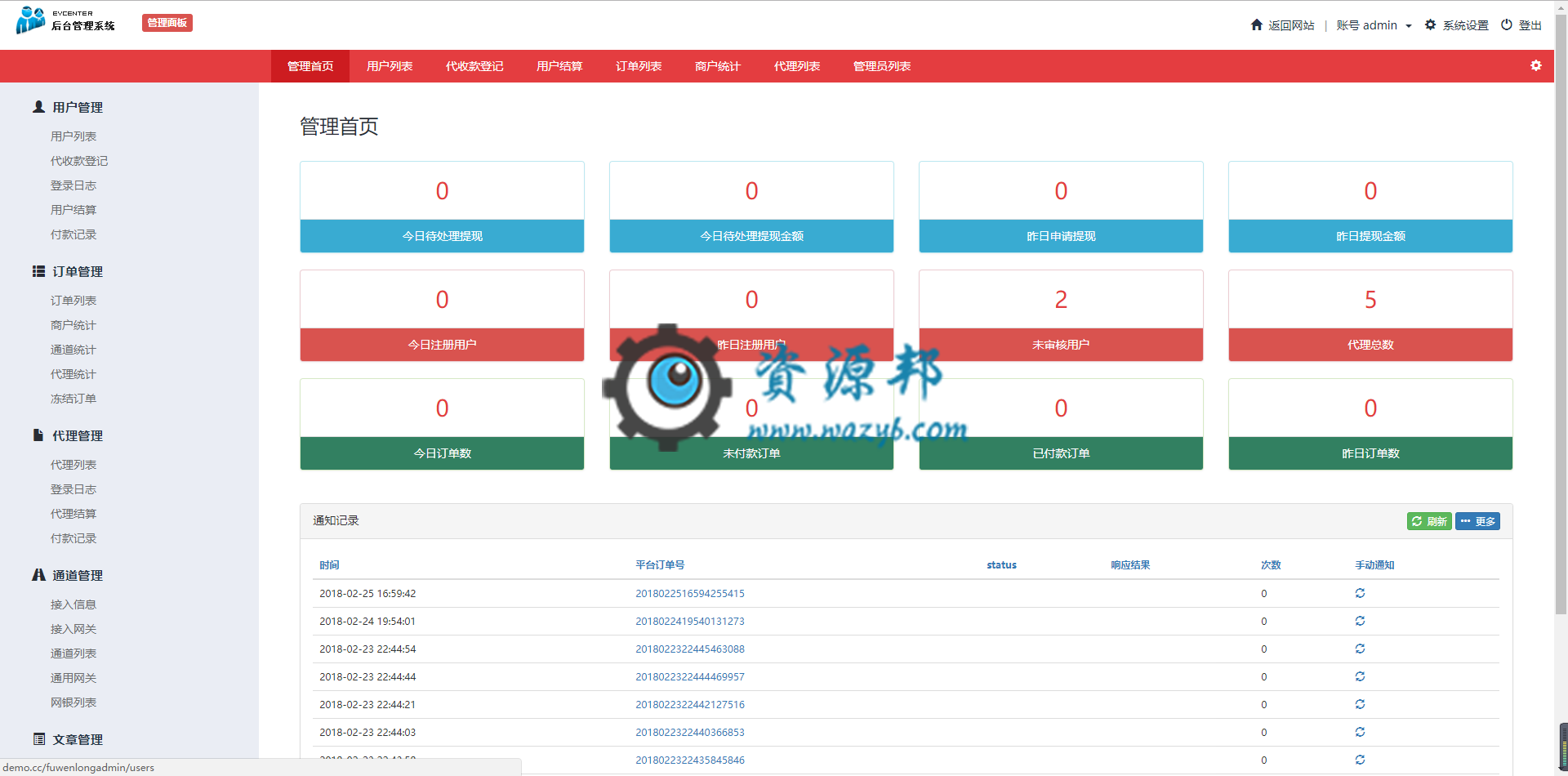 最新第三方支付平台网站PHP源码，代码全套开源可二开，可对接其他支付接口插图6