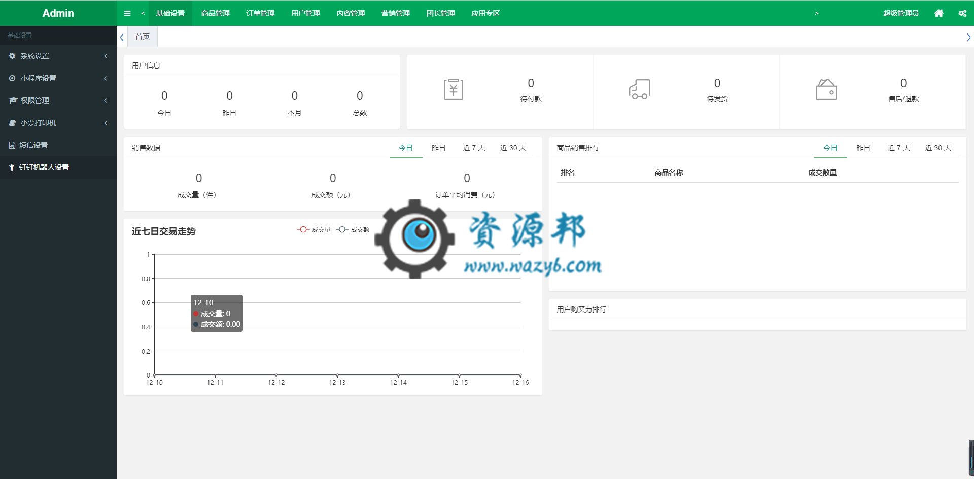【微擎小程序】柚子社区团购小程序V1.2.4全开源解密版，修复开启远程附件后分销海报生成时没背景图片插图8