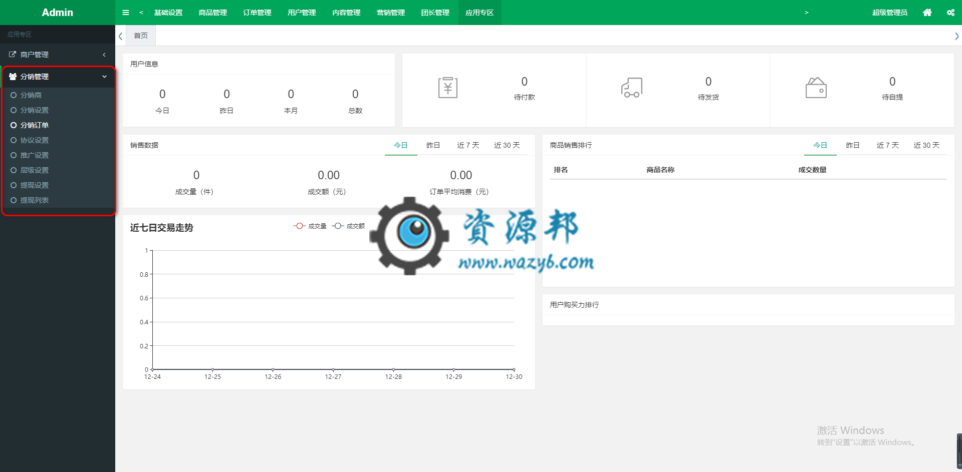 【微擎小程序】柚子社区团购小程序V1.2.4全开源解密版，修复开启远程附件后分销海报生成时没背景图片插图3