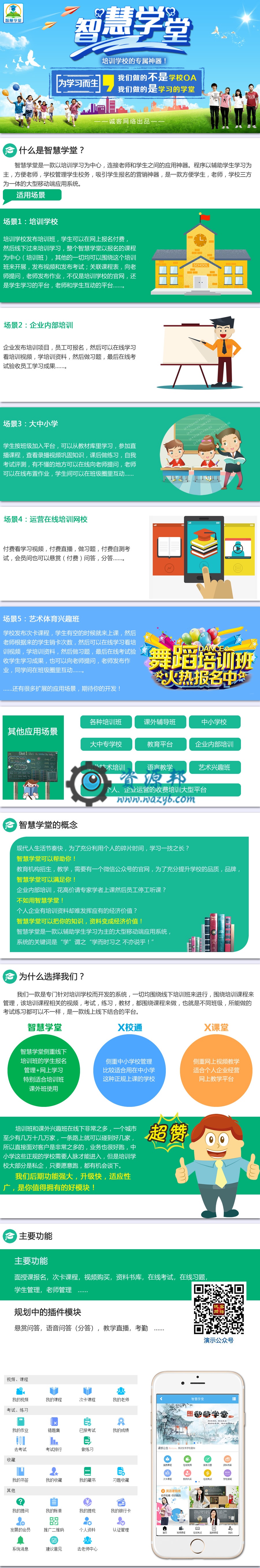 【公众号+小程序】诚客智慧学堂V1.25.9智慧学校小程序，修复借权导致的相关问题插图6