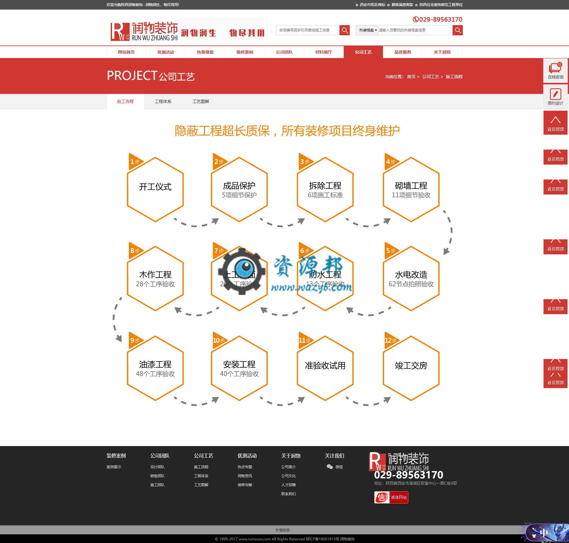 基于ThinkPHP框架开发的漂亮大气装修公司网站PHP源码，支持WAP手机移动端，适合装修公司拿来做企业网站插图6