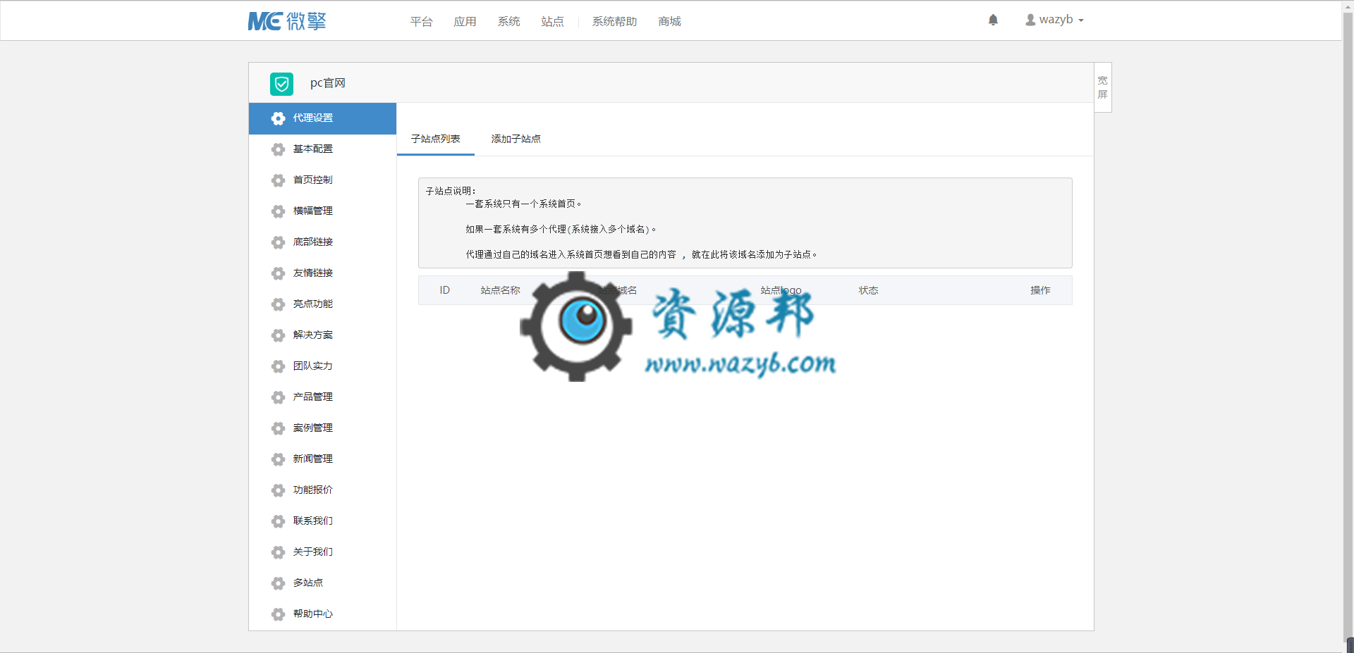 【微擎首页模块】pc官网V3.3.4原版微擎模块打包，修复系统首页无法删除多站点bug插图2
