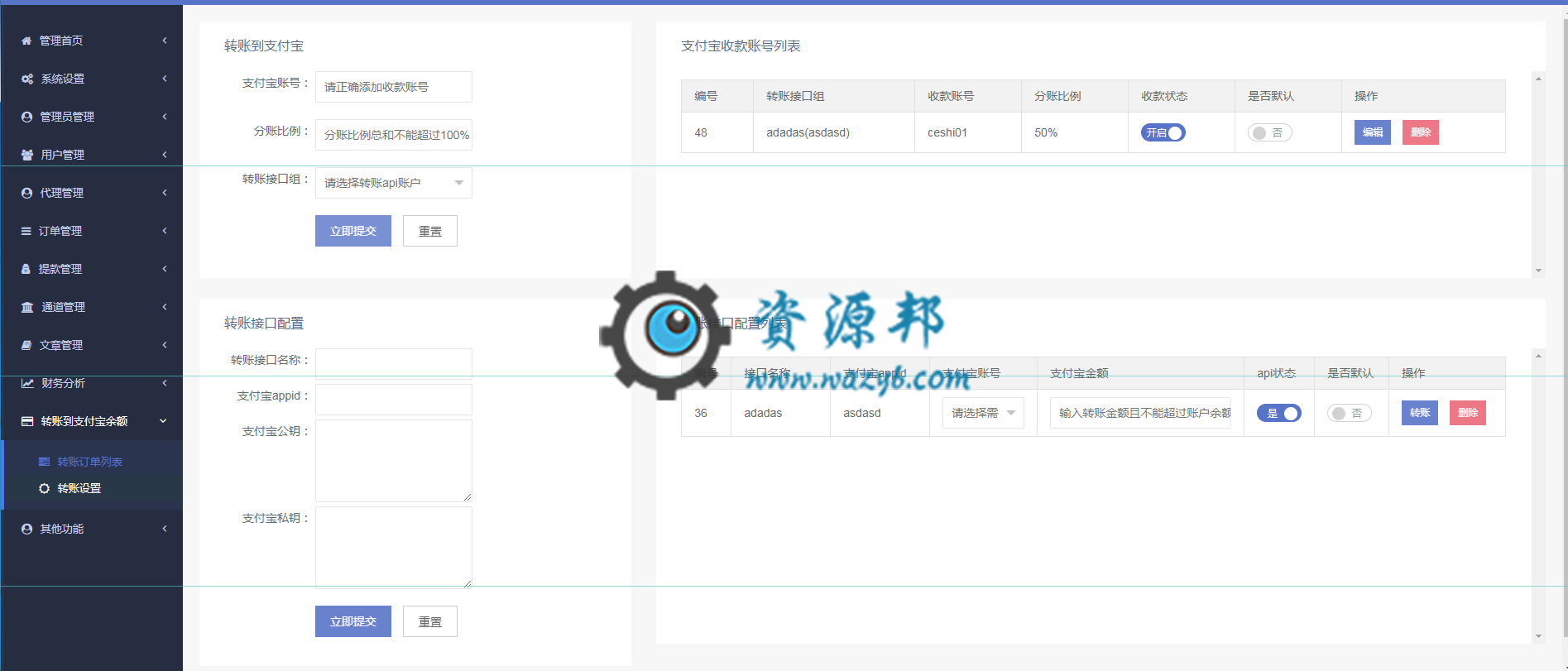 三方支付四方支付聚合支付系统 集成 支付宝分账 代付 多商户 短信邮件 谷歌令牌验证-Ai搜码网