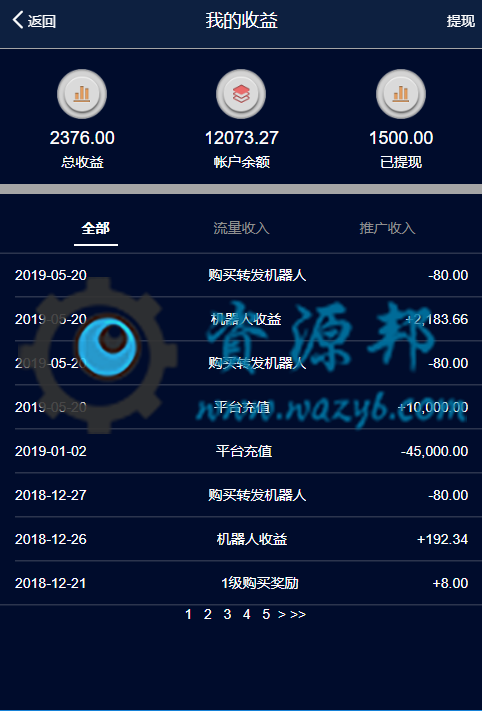 基于ThinkPHP框架开发的智能机器人自动挂机赚钱PHP源码插图3