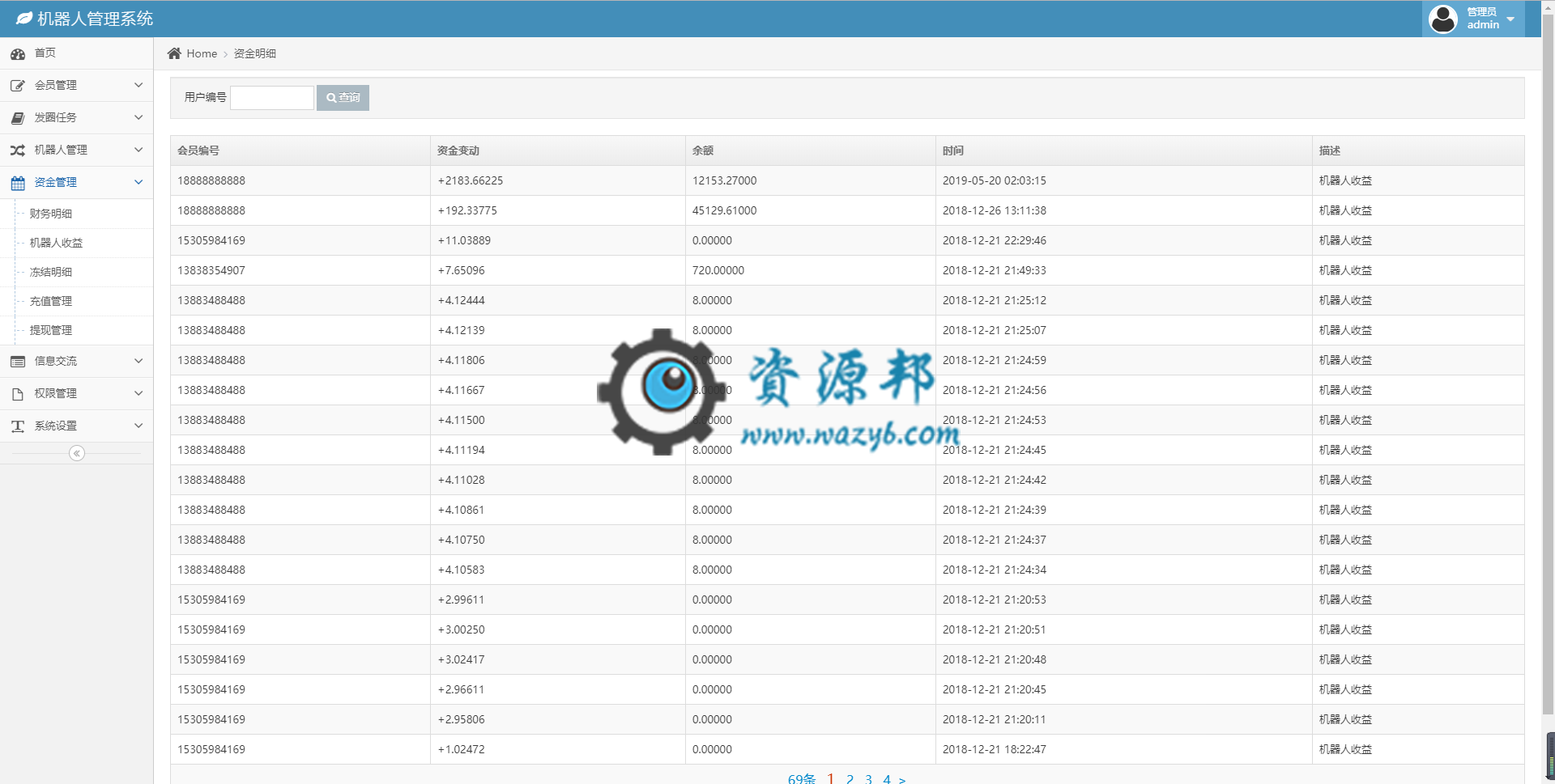 基于ThinkPHP框架开发的智能机器人自动挂机赚钱PHP源码插图14