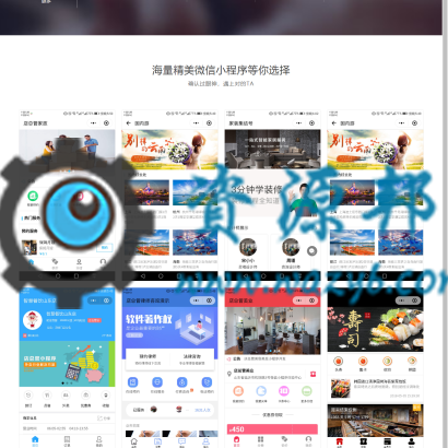 【微擎首页模块】网络公司系统首页V1.0.0原版微擎模块打包，一款非常漂亮的网络公司微擎首页模板插图2