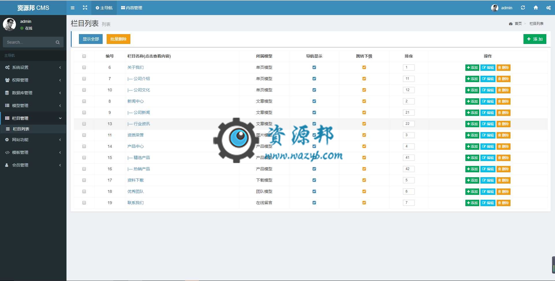 基于最新ThinkPHP6+AdminLTE框架开发的响应式企业网站CMS系统PHP源码，ThinkPHP6开发的通用后台权限管理系统插图18