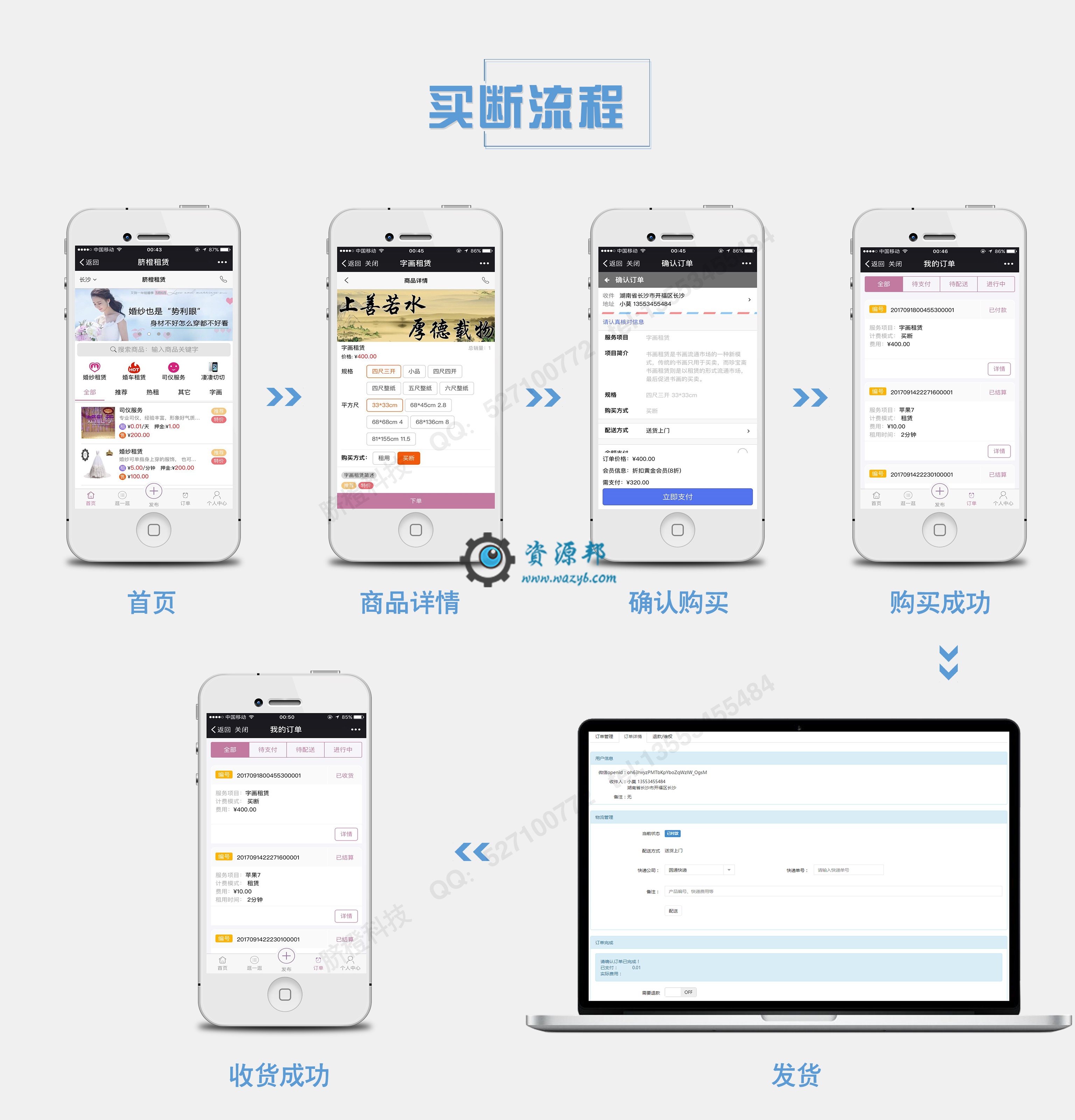 【微擎模块】【脐橙】租赁V3.11.0+租赁商家插件，调整细节插图11