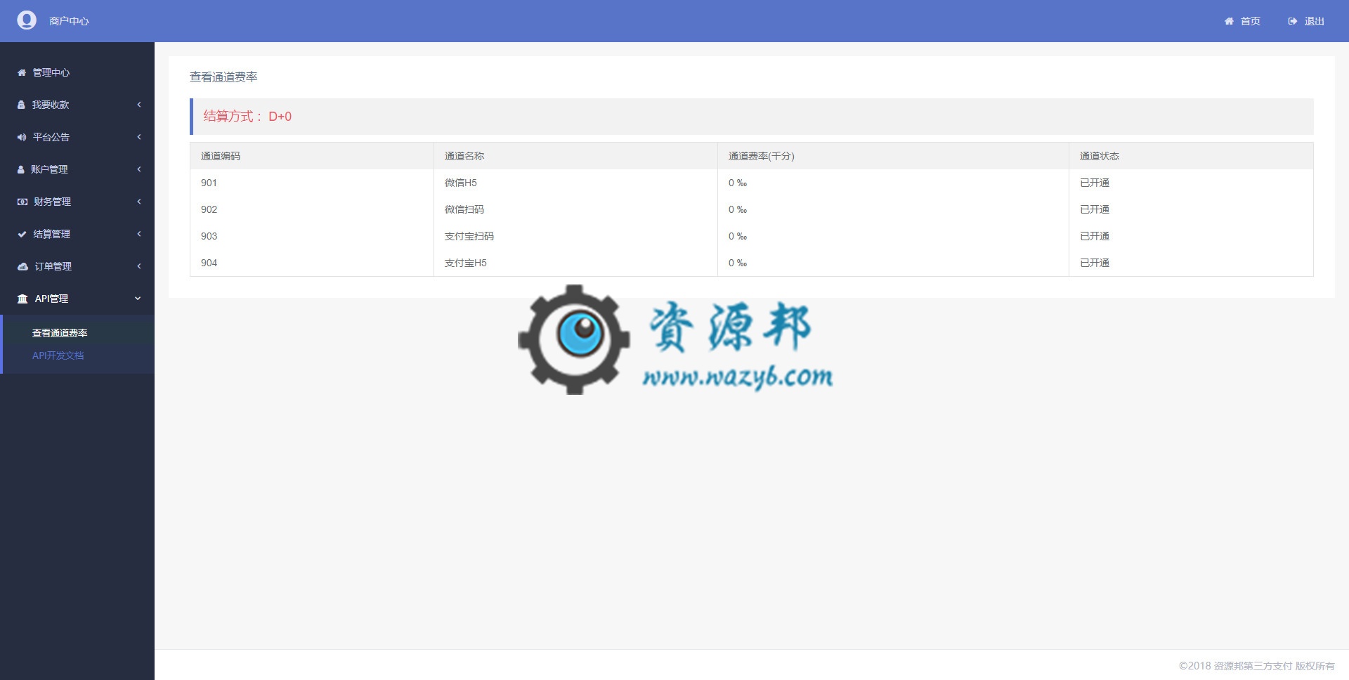 2019年最新基于ThinkPHP框架开发的第三方聚合支付源码，支持代理模式，支持多种支付渠道，多套前台模板自由切换插图10