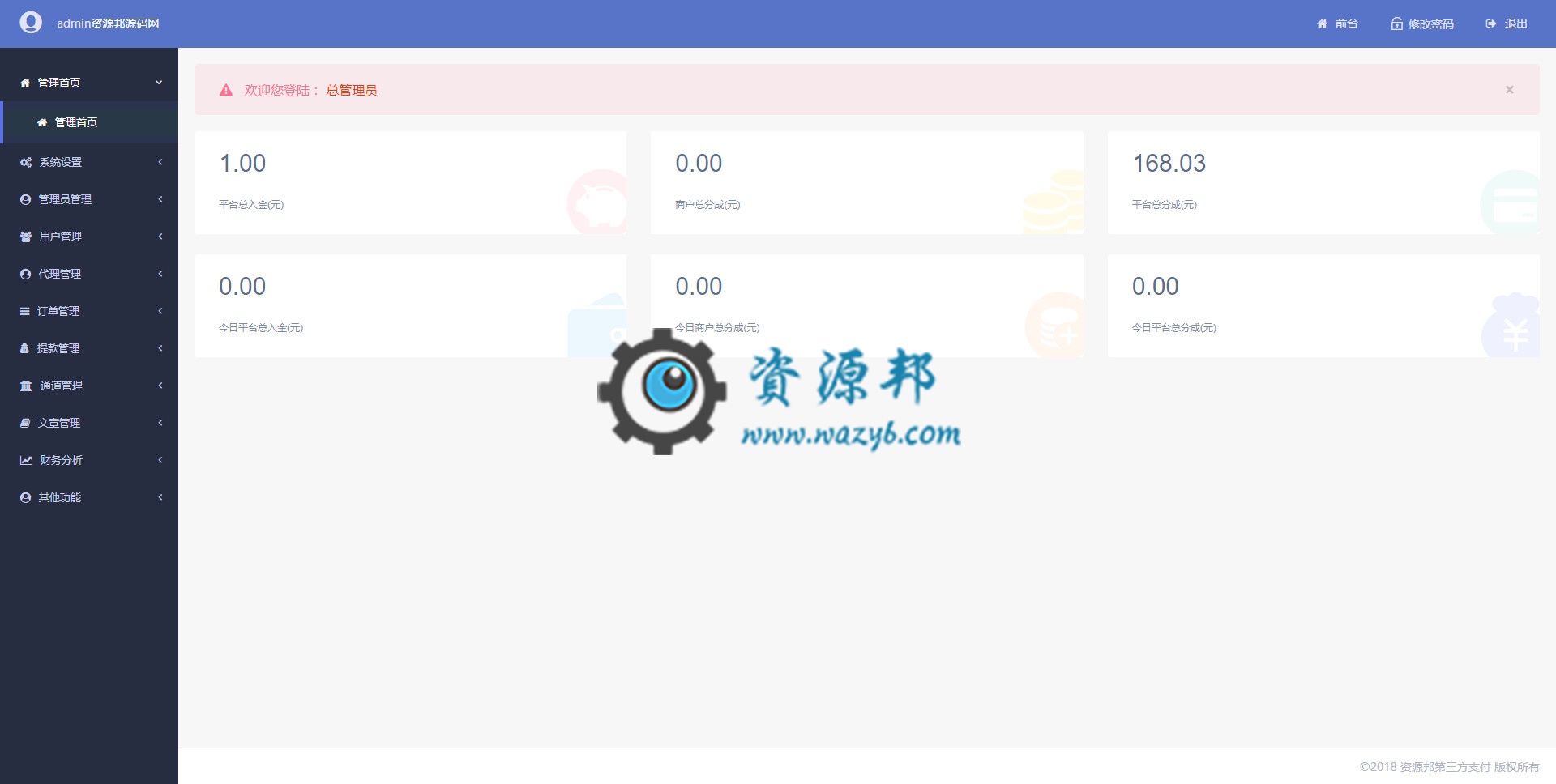 2019年最新基于ThinkPHP框架开发的第三方聚合支付源码，支持代理模式，支持多种支付渠道，多套前台模板自由切换插图12