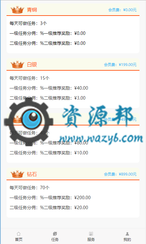 基于ThinkPHP框架开发的抖音快手视频点赞任务系统PHP源码，支持三级分销和推广赚钱插图3