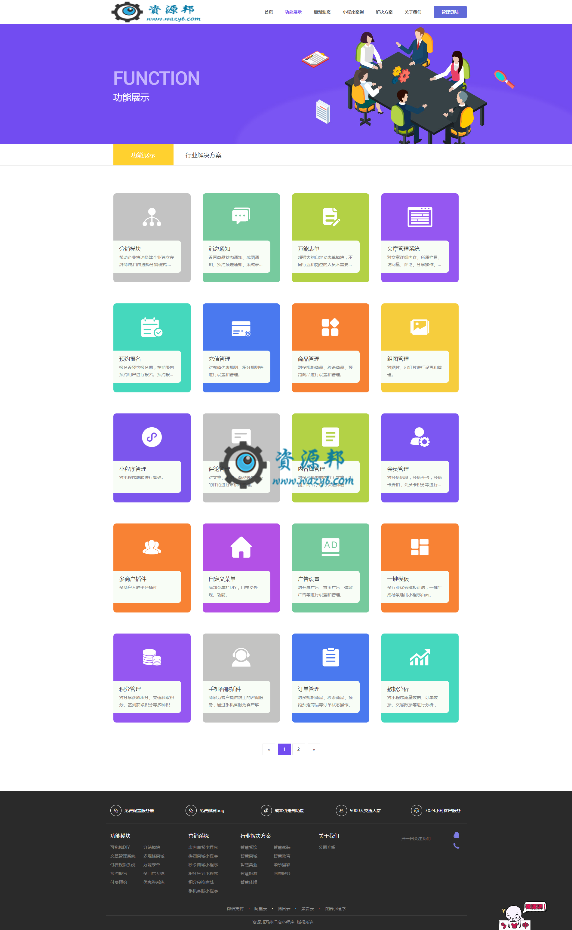 【全网独家】万能门店小程序独立版V2.91全解密版，基于ThinkPHP5框架开发的万能门店小程序运营管理系统插图4