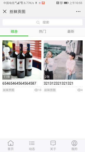 【公众号应用】图片视频相册V3.1.8全开源解密版，仿QQ相册，自定义多种显示方式，瀑布流加载插图4