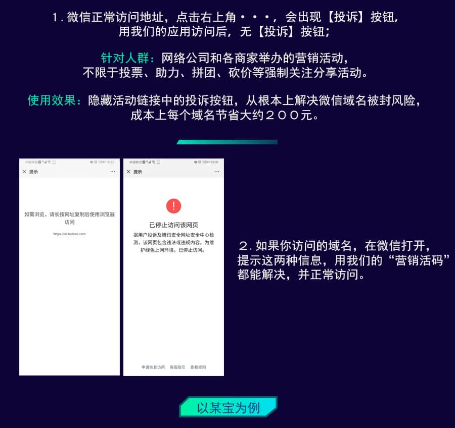 【公众号应用】防封黑科技广告活码V1.0.5原版模块打包，新增1.PC后台新增外链管理，将需要防封的域名添加，生成代码插图11