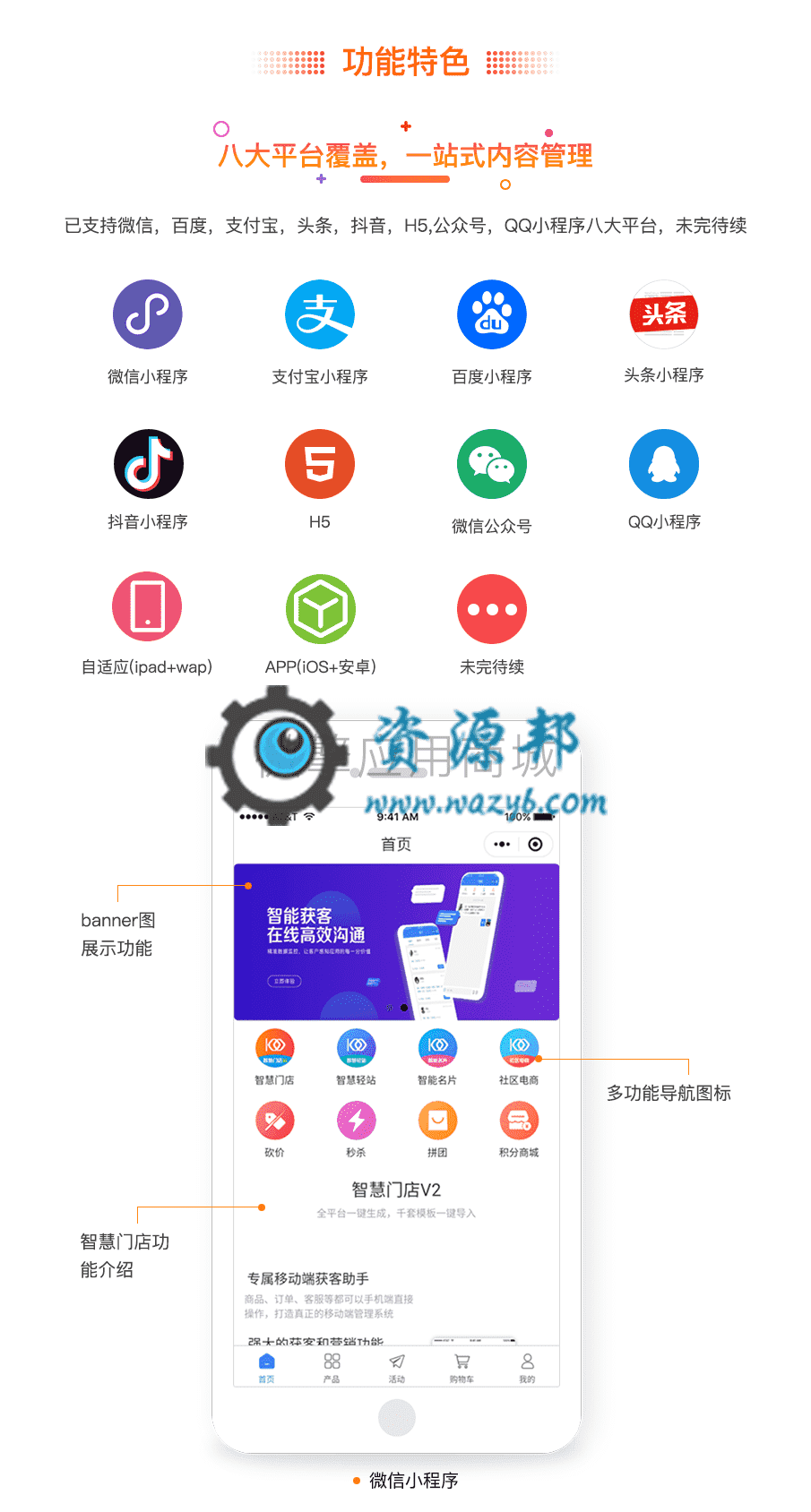 【全端小程序】壹佰智慧门店V2_V1.1.2完整小程序源码+小程序前端，优化首页内容组件插图11