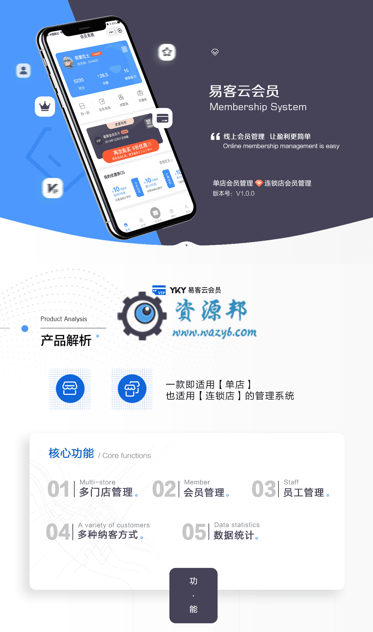 【微信小程序】易客云会员小程序V1.0.33安装包+小程序前端，修正商家端收款码无法收款的错误插图13