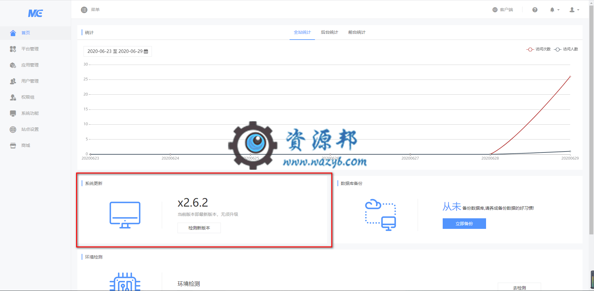 最新WeEngine微擎V2.6.2商业版完整破解一键安装包，增加联网备案号和自定义营业执照电子标识插图3