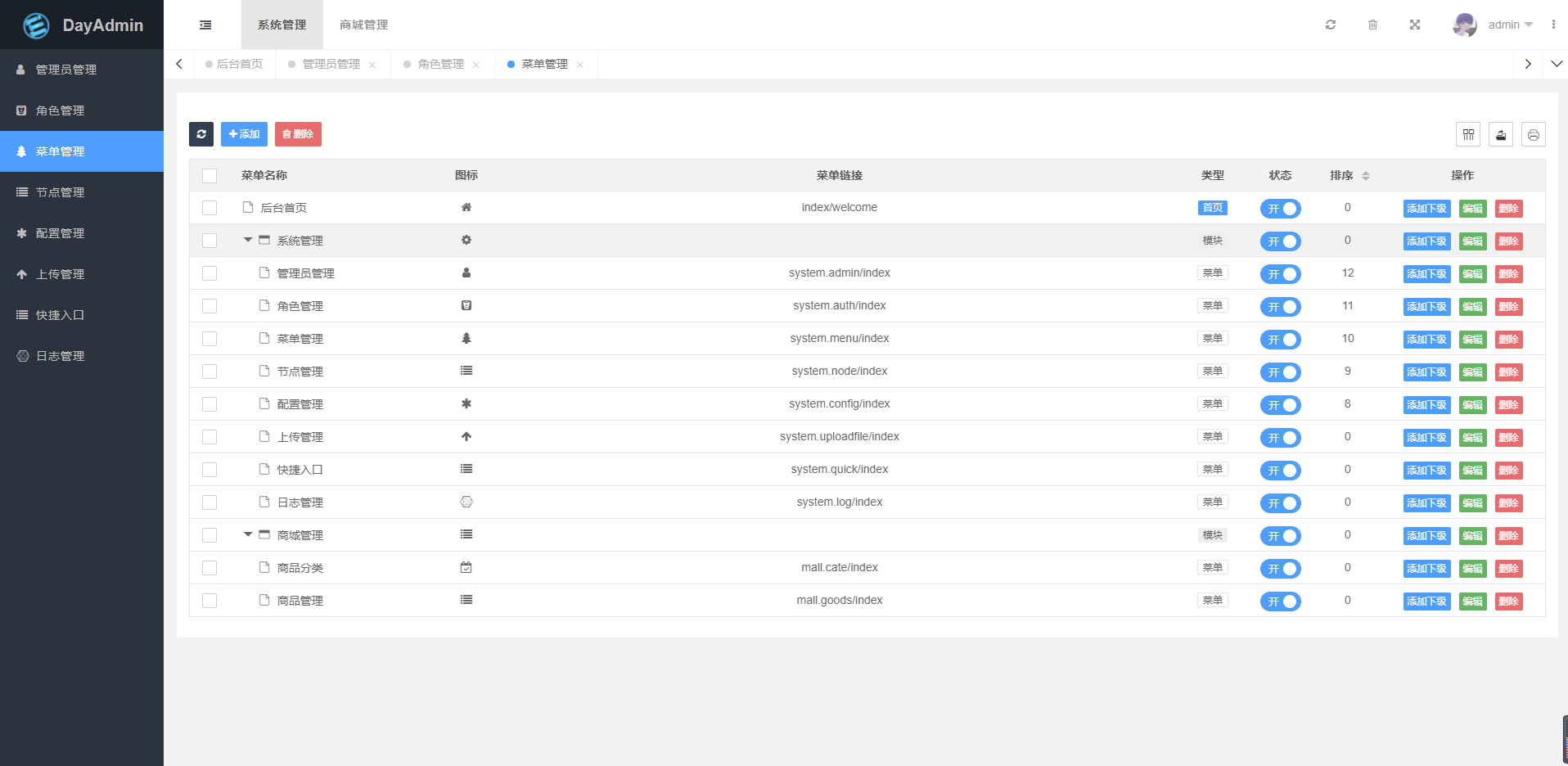 一款基于ThinkPHP6.0和Layui框架的快速开发的后台管理系统插图3