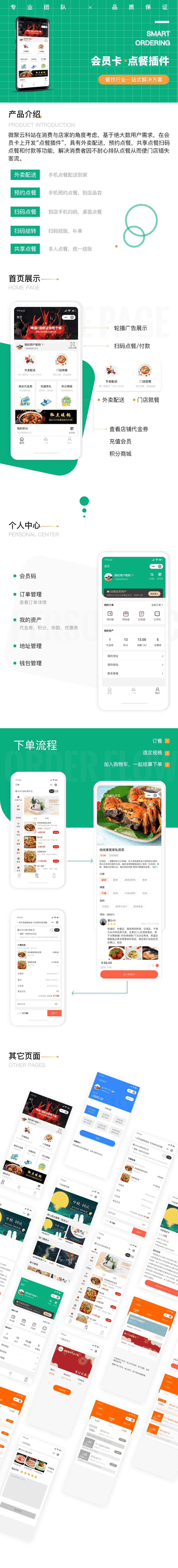 【微信小程序】智慧扫码点餐V1.0.3云科会员卡插件，新增首页自定义分享插图