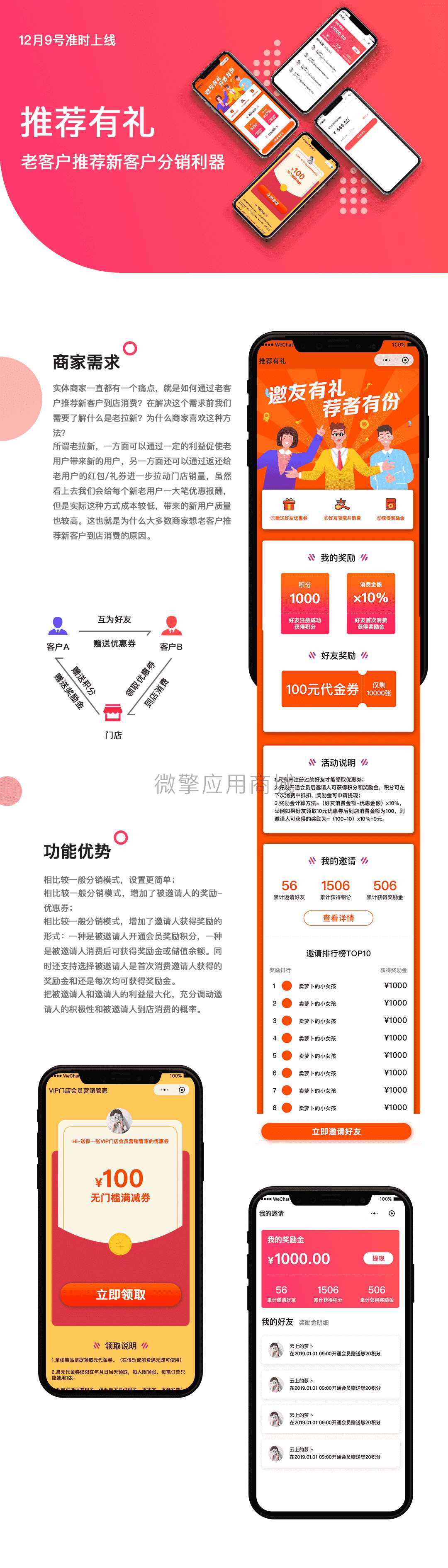 【微信小程序】VIP门店会员营销V1.4.0会员小程序，接入千微微信客服，实现会员智能自动回复功能插图1