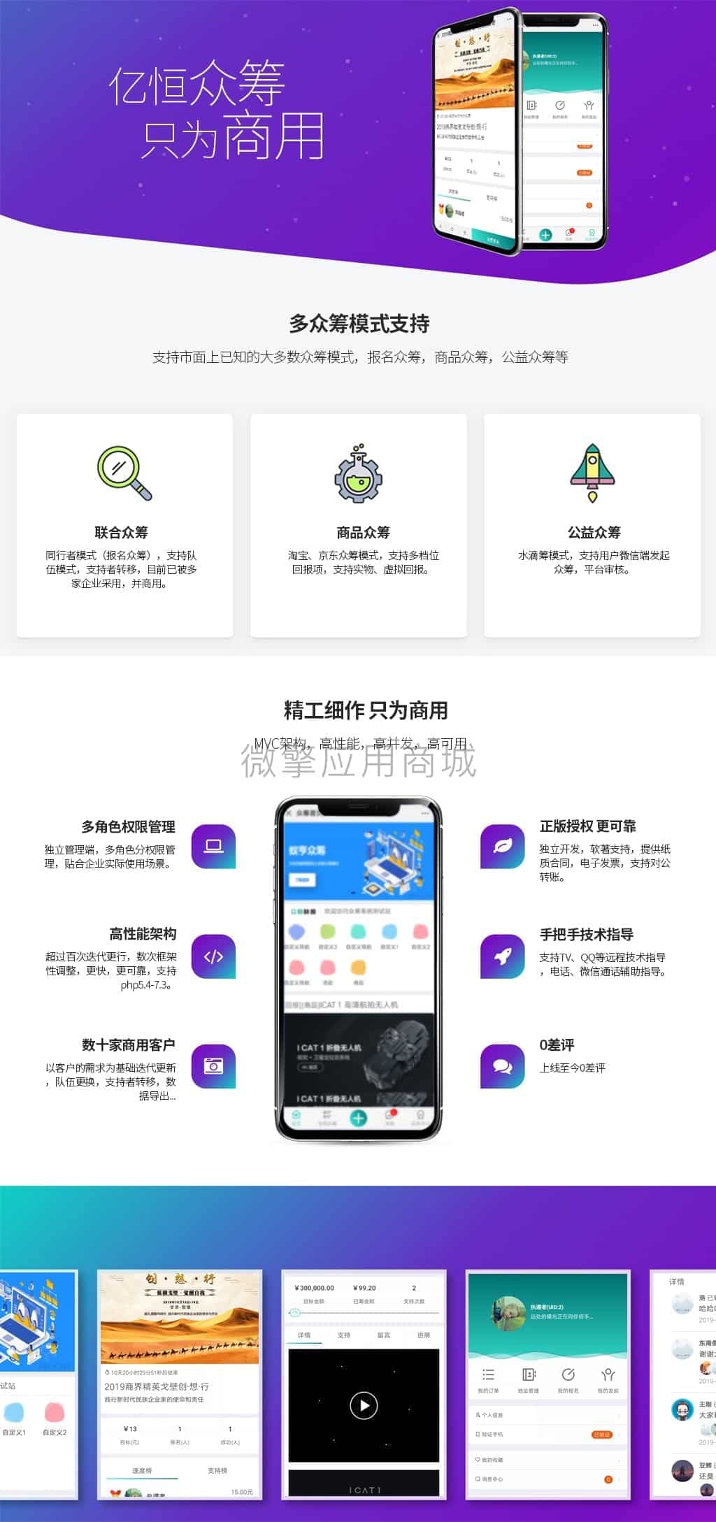 【公众号应用】亿恒众筹V2.9.71微信众筹系统，联合众筹用户筹款页增加分享海报插图7