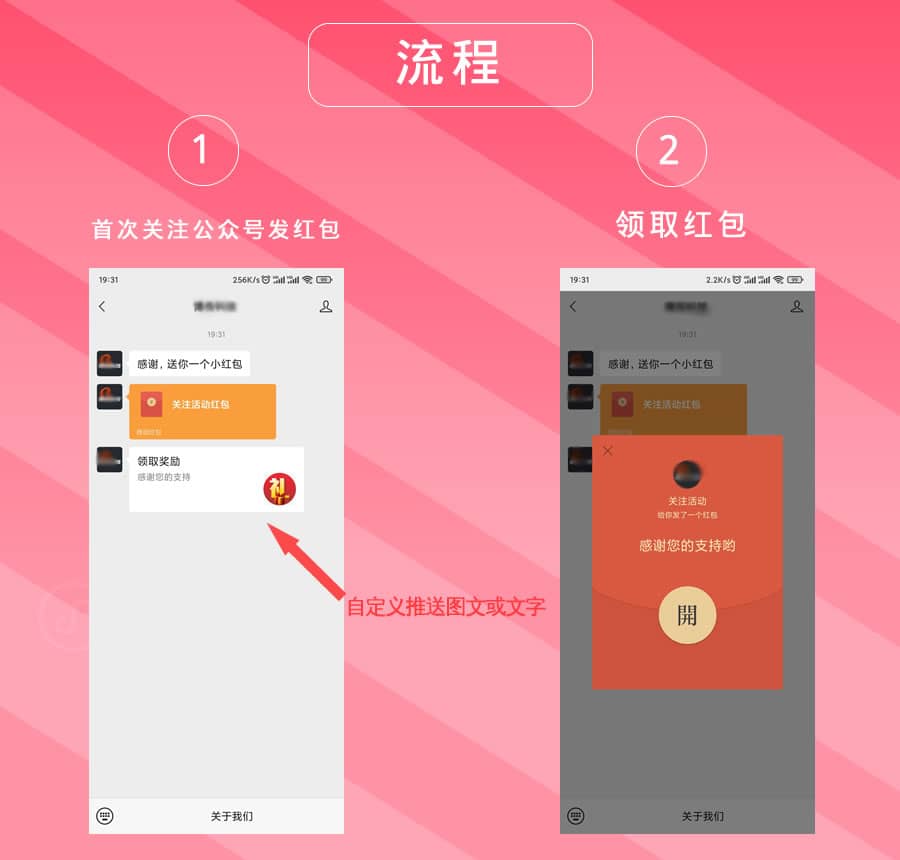 【公众号应用】关注收红包V2.0.8，优化借权第三方返回提示的问题插图4