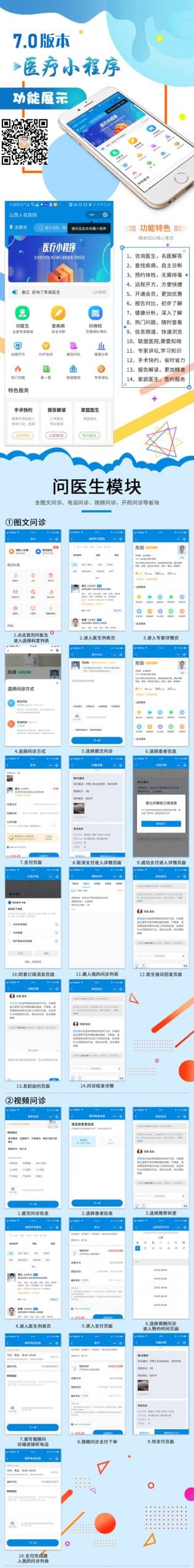 【微信小程序】思创医疗小程序V8.0.7诊疗平台版，一款就医指导的微信小程序平台插图3