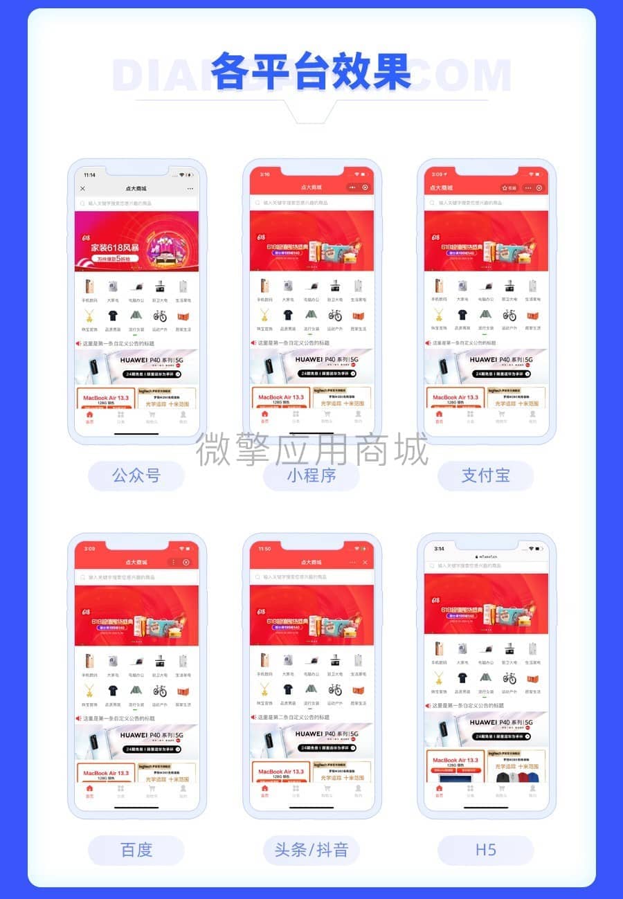 【独立版】点大商城V2_2.6.1商城小程序，优化微信小程序备案增加字段插图12